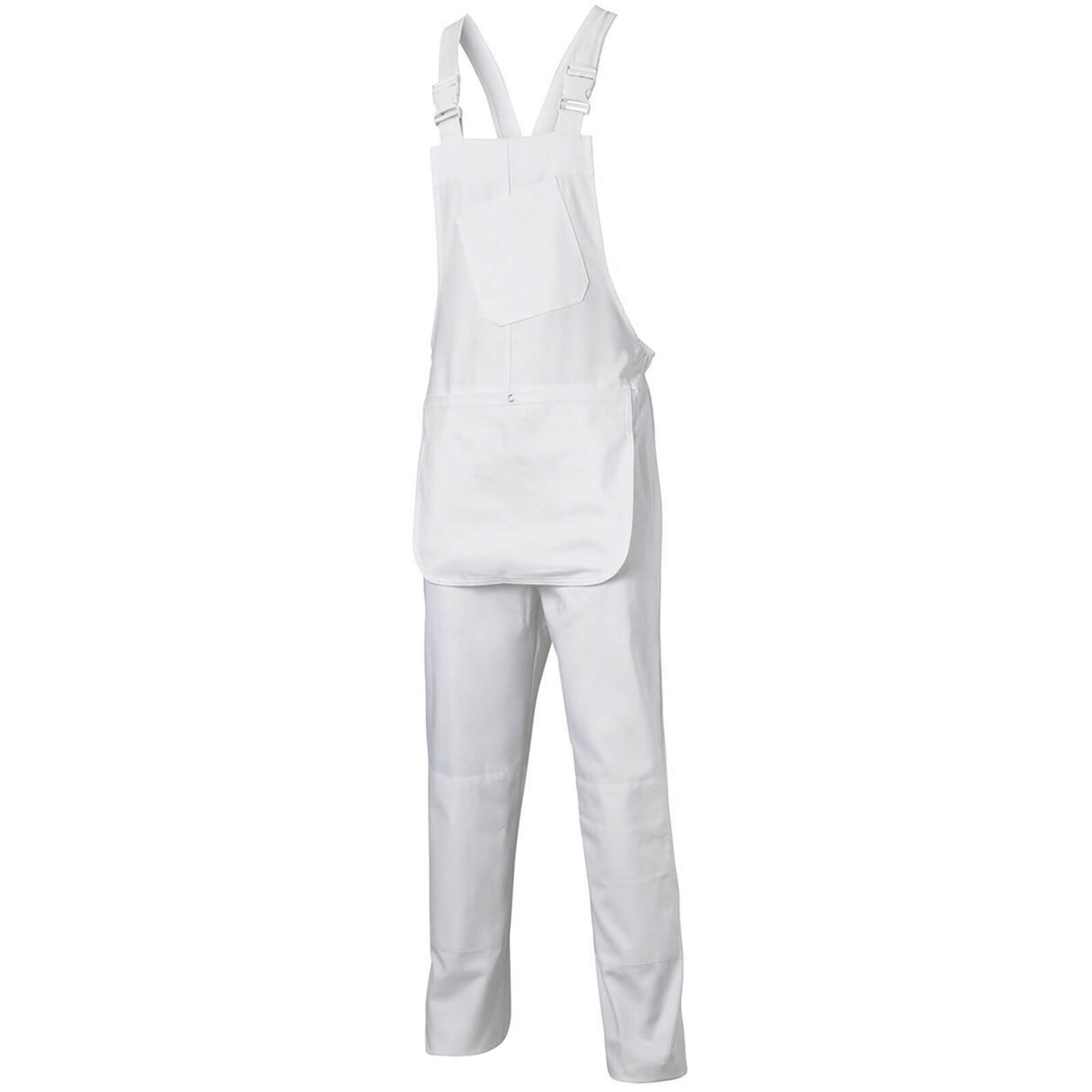 Image of Dickies Mens Painters Bib and Brace White Medium