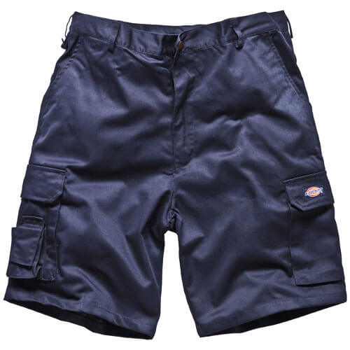 Image of Dickies Mens Redhawk Cargo Work Shorts Navy Blue 30 Waist