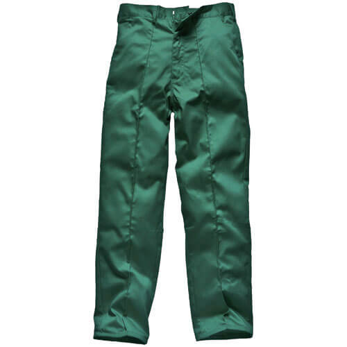 Image of Dickies Mens Redhawk Work Trousers Bottle Green 30 Waist and 33 Leg