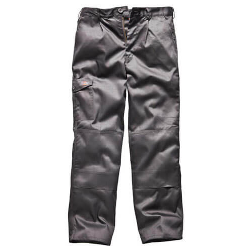 Image of Dickies Mens Redhawk Super Work Trousers Grey 28 Waist 34 Leg