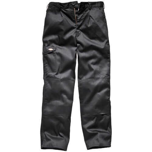 Image of Dickies Mens Redhawk Super Work Trousers Black 48 Waist and 34 Leg