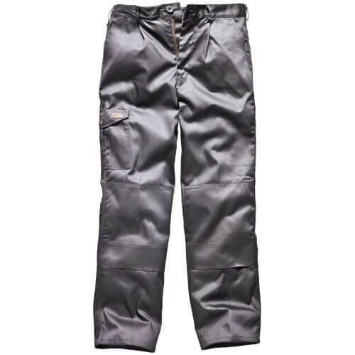 Image of Dickies Mens Redhawk Super Work Trousers Grey 34 Waist and 34 Leg