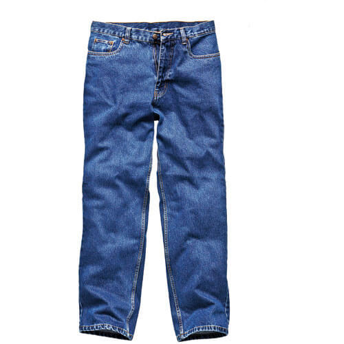 Image of Dickies Mens Stone Washed Work Jeans Blue 30 Waist and 29 Leg