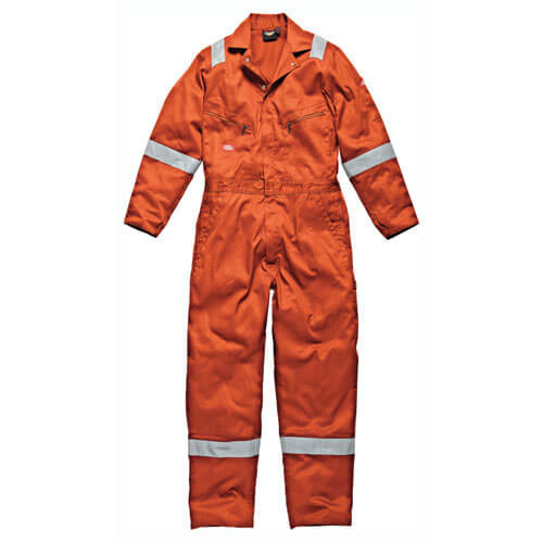 Image of Dickies Mens Lightweight Cotton Overalls Orange 3XL