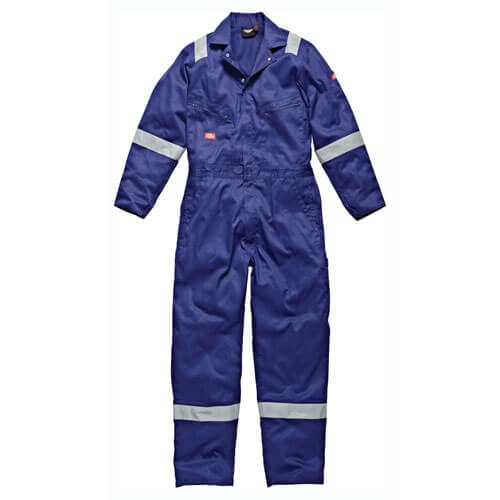 Image of Dickies Mens Lightweight Cotton Overalls Royal Blue 4XL