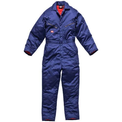 Image of Dickies Mens Lined Overalls Royal Blue 3XL and 32 Leg