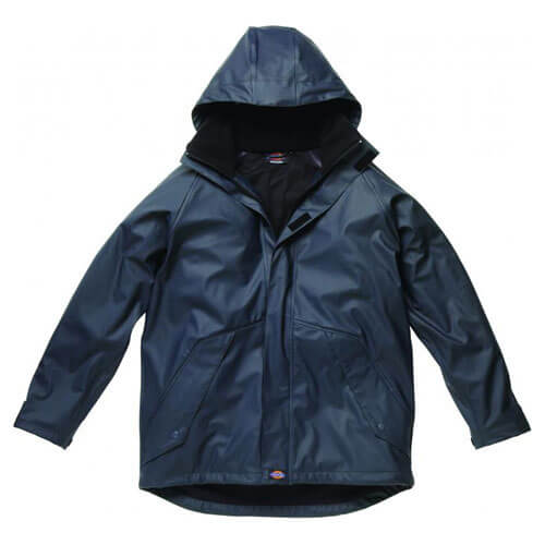 Image of Dickies Raintite Waterproof Jacket Navy Blue Medium