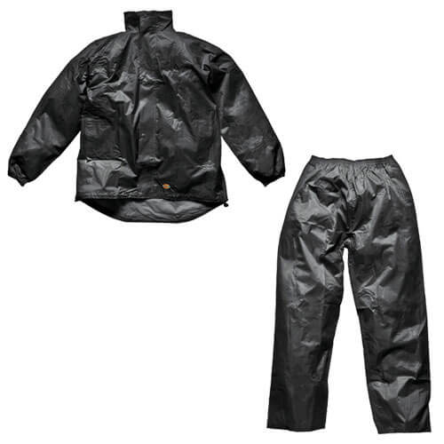 Image of Dickies Mens Vermont Waterproof Suit Black Large