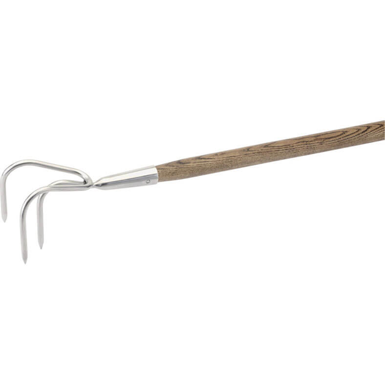 Image of Draper Expert Stainless Steel Cultivator with Ash Handle