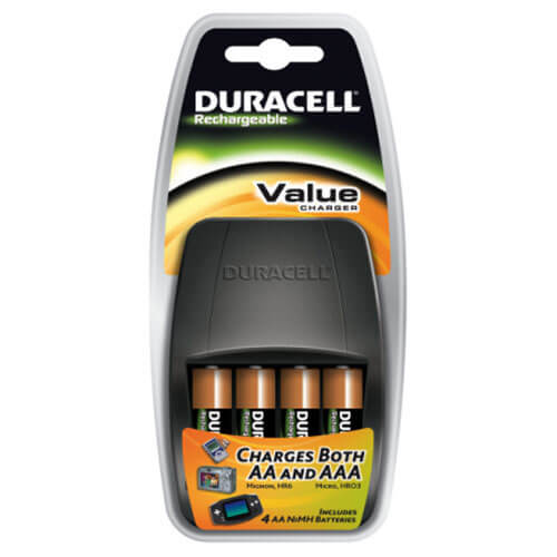 Image of Duracell Value AA and AAA 4 Cell Battery Charger