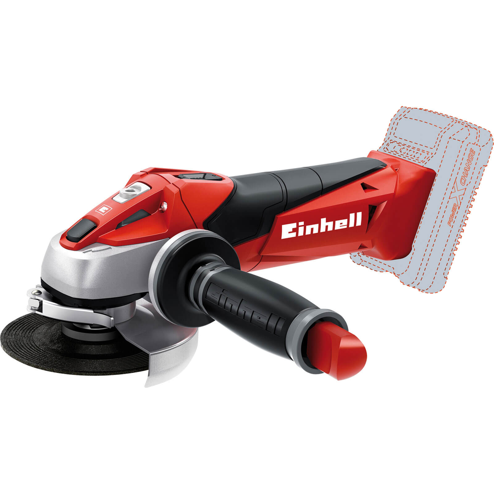 Image of Einhell TEAG 18LI 18v Power XChange Cordless Angle Grinder without Battery or Charger