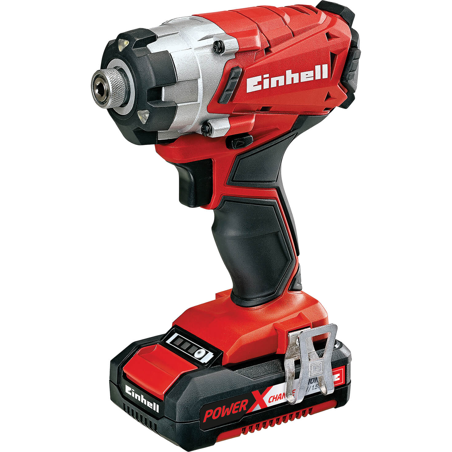 Image of Einhell TECI18LI Power XChange 18v Cordless Impact Driver with 1 Lithium Ion Battery 15ah