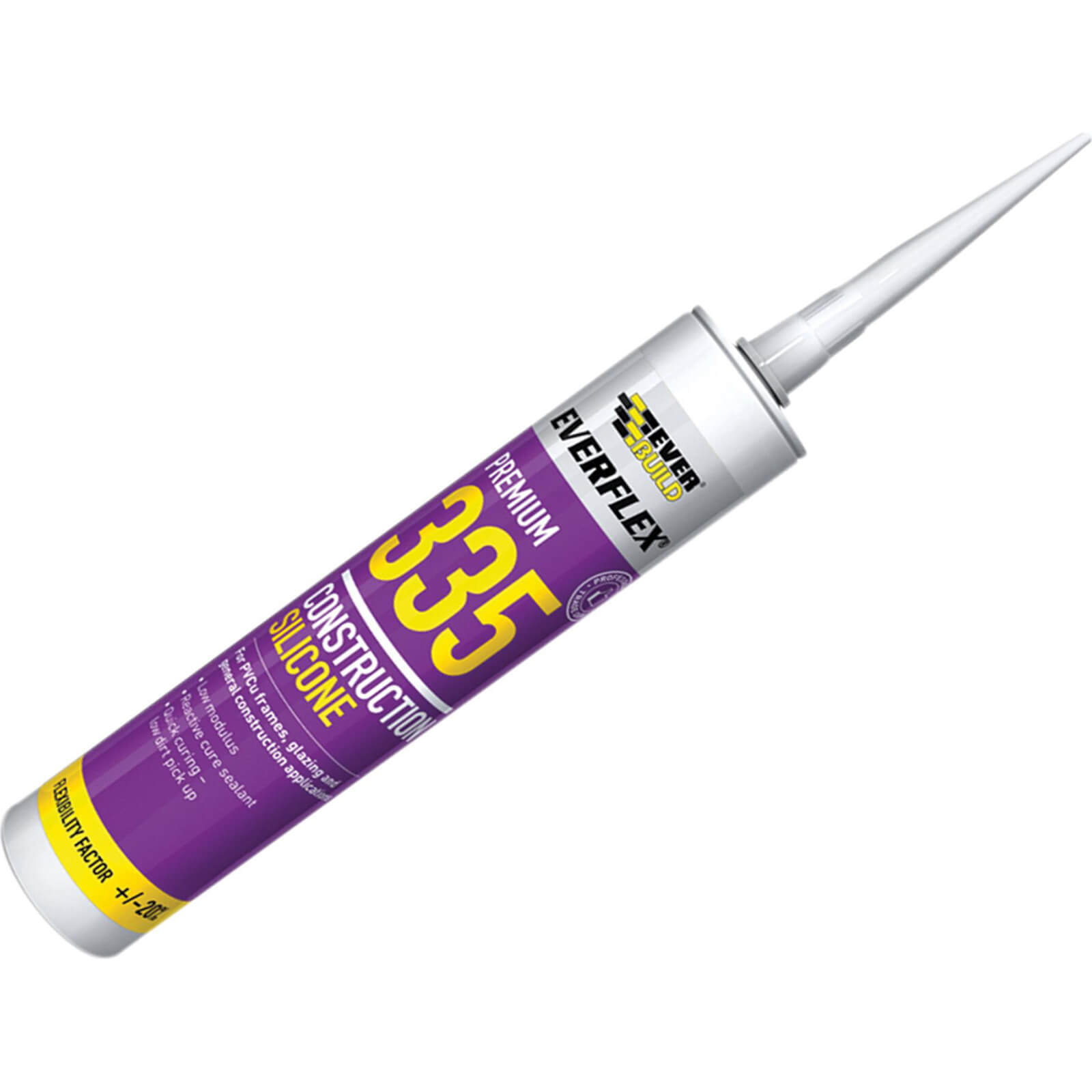 Image of Everbuild Construction Silicone Sealant White