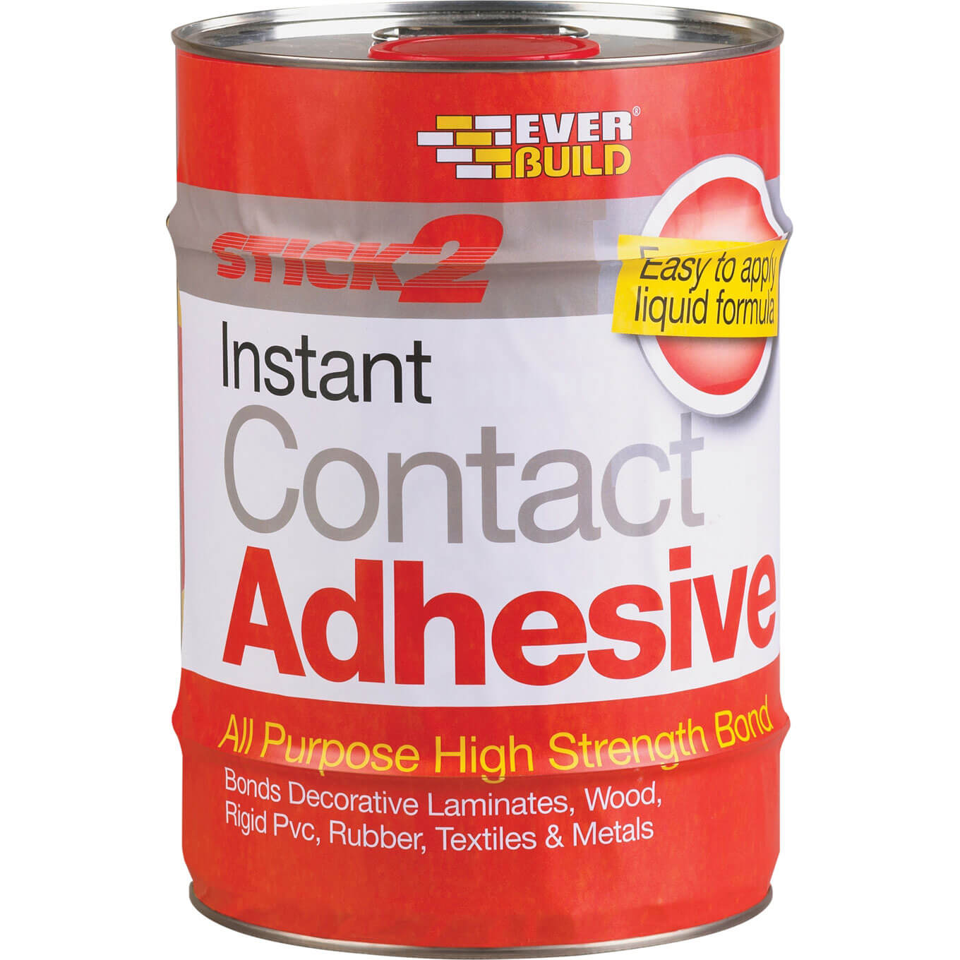 Image of Everbuild Stick 2 All Purpose Contact Adhesive 5 Litre