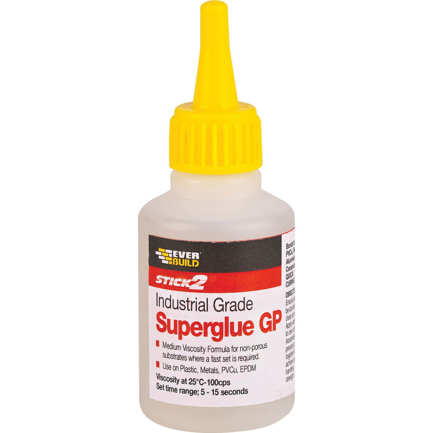 Image of Everbuild Industrial Super Glue General Purpose 50g