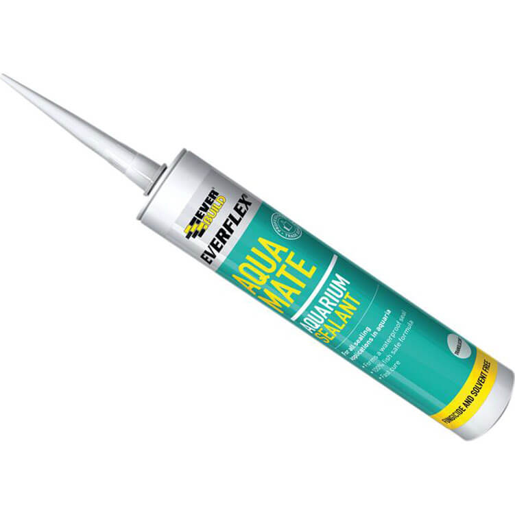 Image of Everbuild Aqua Mate Silicone Sealant Transparent