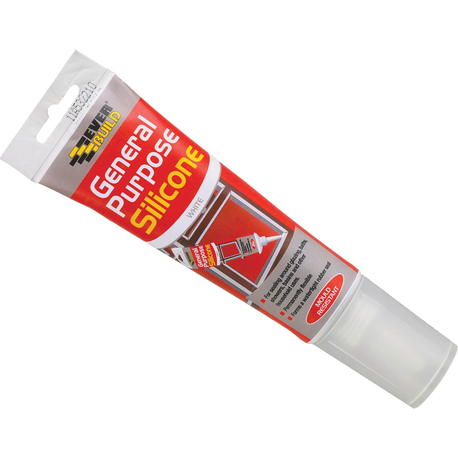 Image of Everbuild Easi Squeeze General Purpose Silicone Sealant White