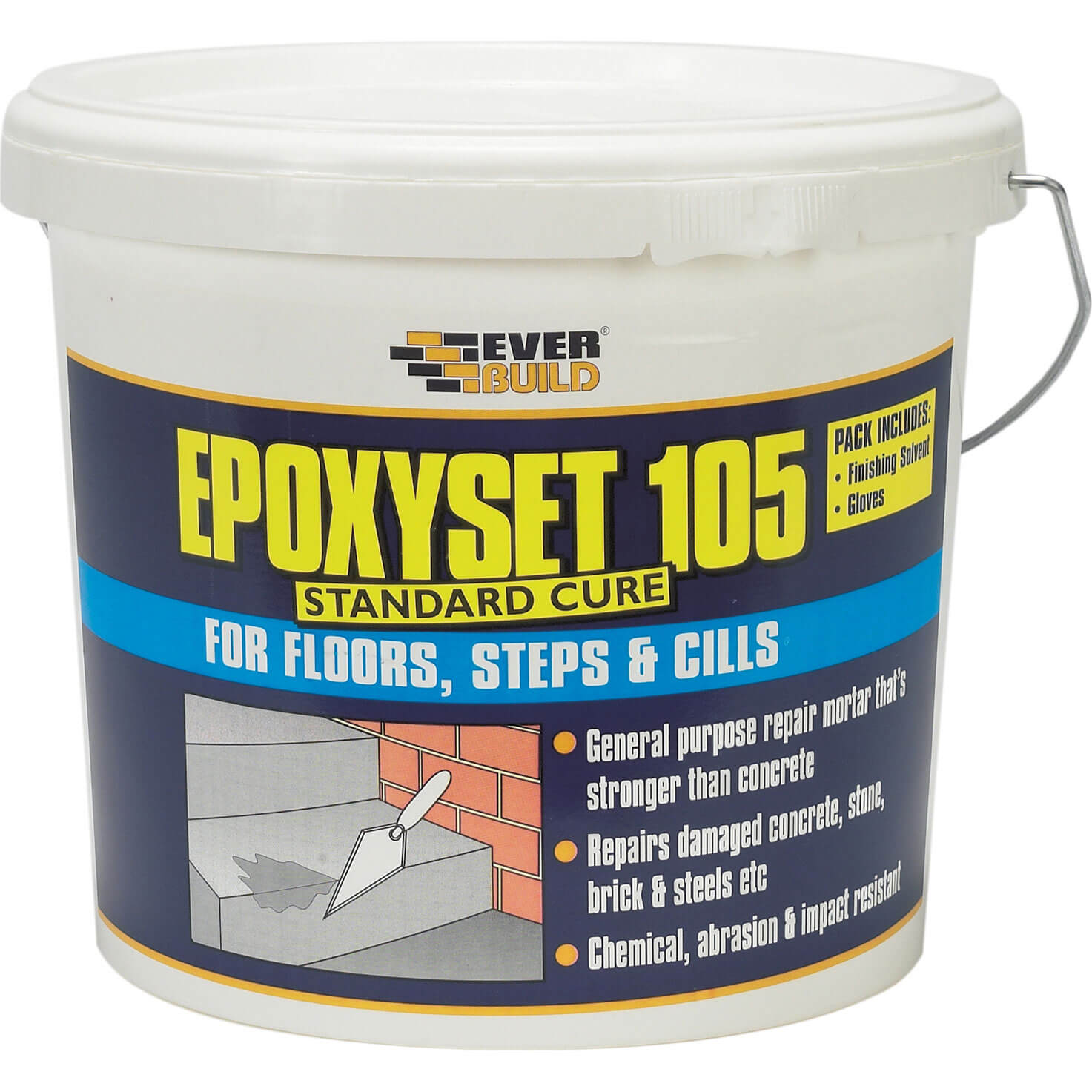 Image of Everbuild 105 Epoxyset Standard Cure General Purpose Repair Mortar 14kg