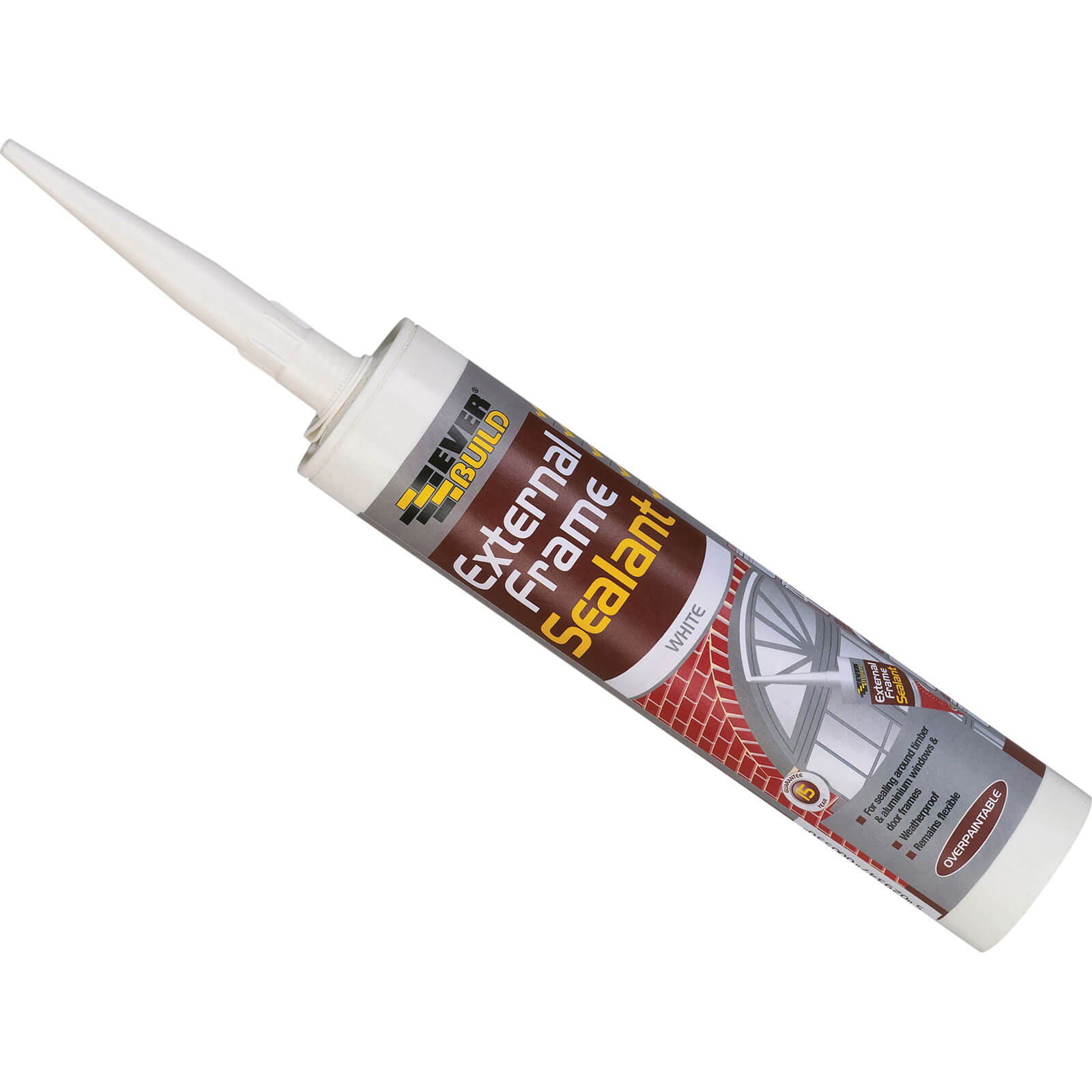 Image of Everbuild External Frame Acrylic Sealant Brown 310ml