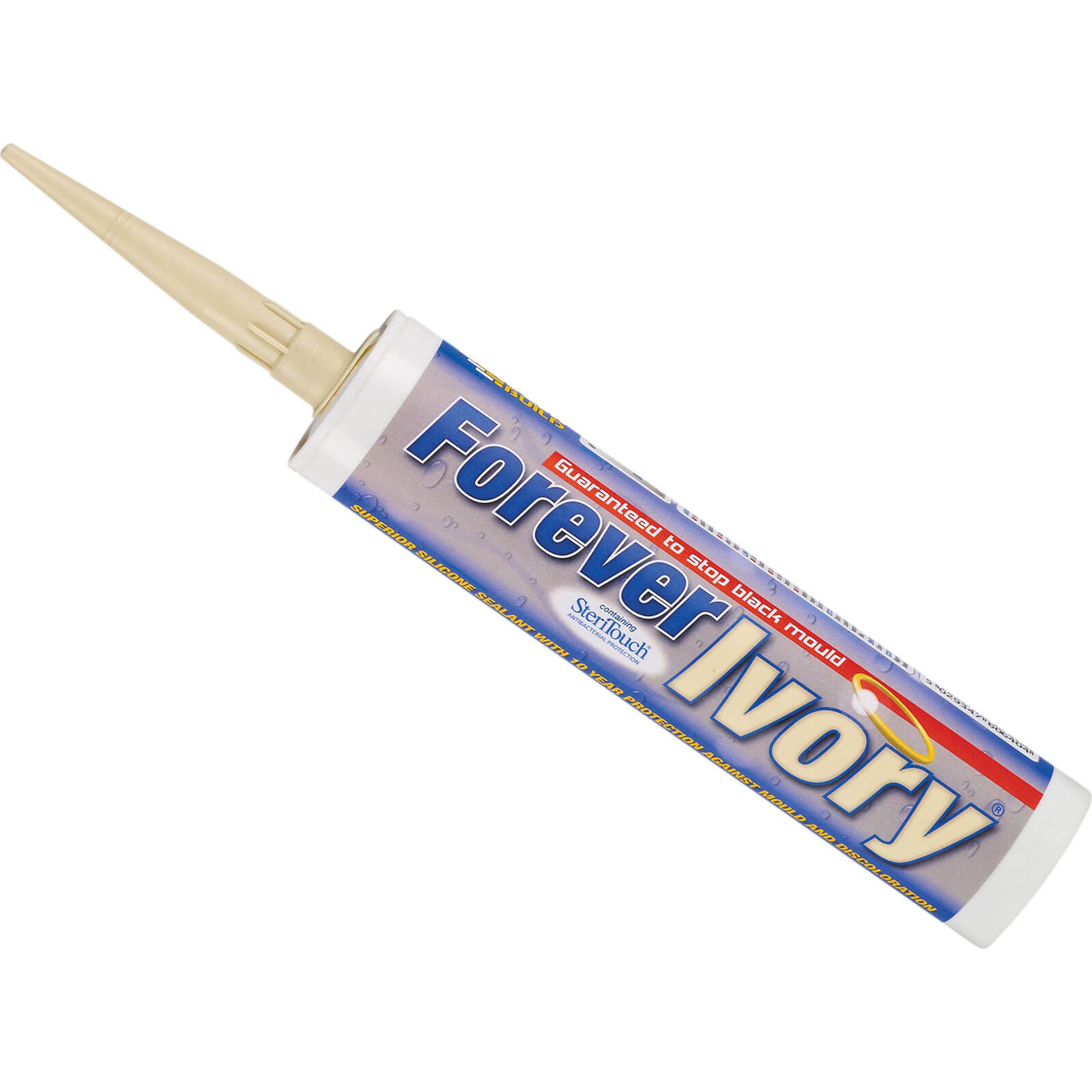 Image of Everbuild Forever White Silicone Silicone Sealant Ivory