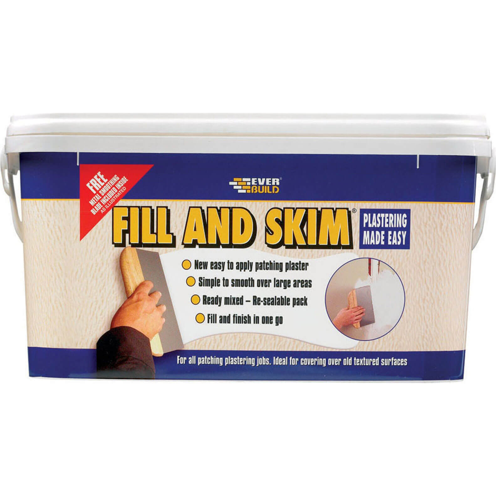 Image of Everbuild Fill 7 Skim 5 Litre Tub