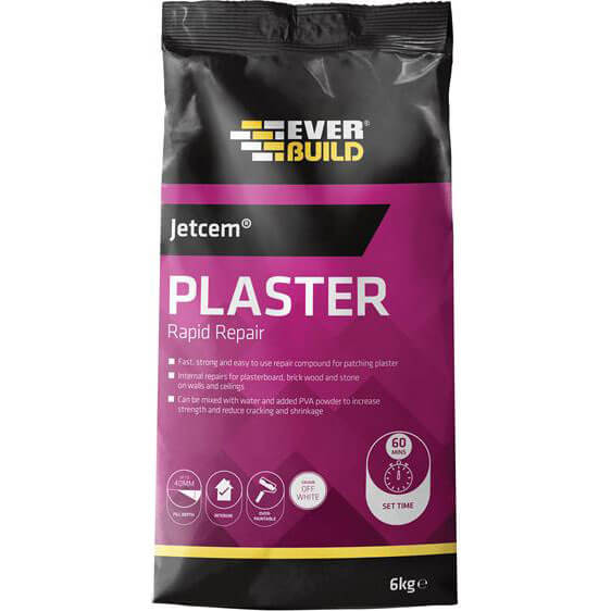 Image of Everbuild Jet Cem Quick Set Patching Plaster 6kg