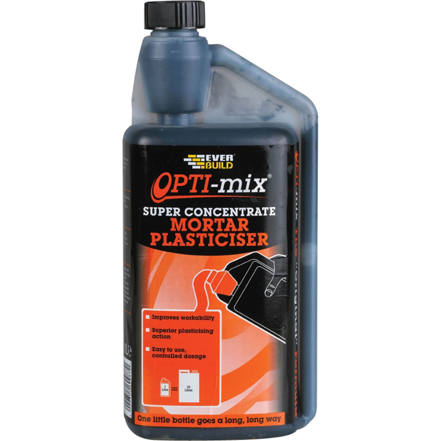 Image of Everbuild Opti Mix Mortar Plasticizer 1 Litre