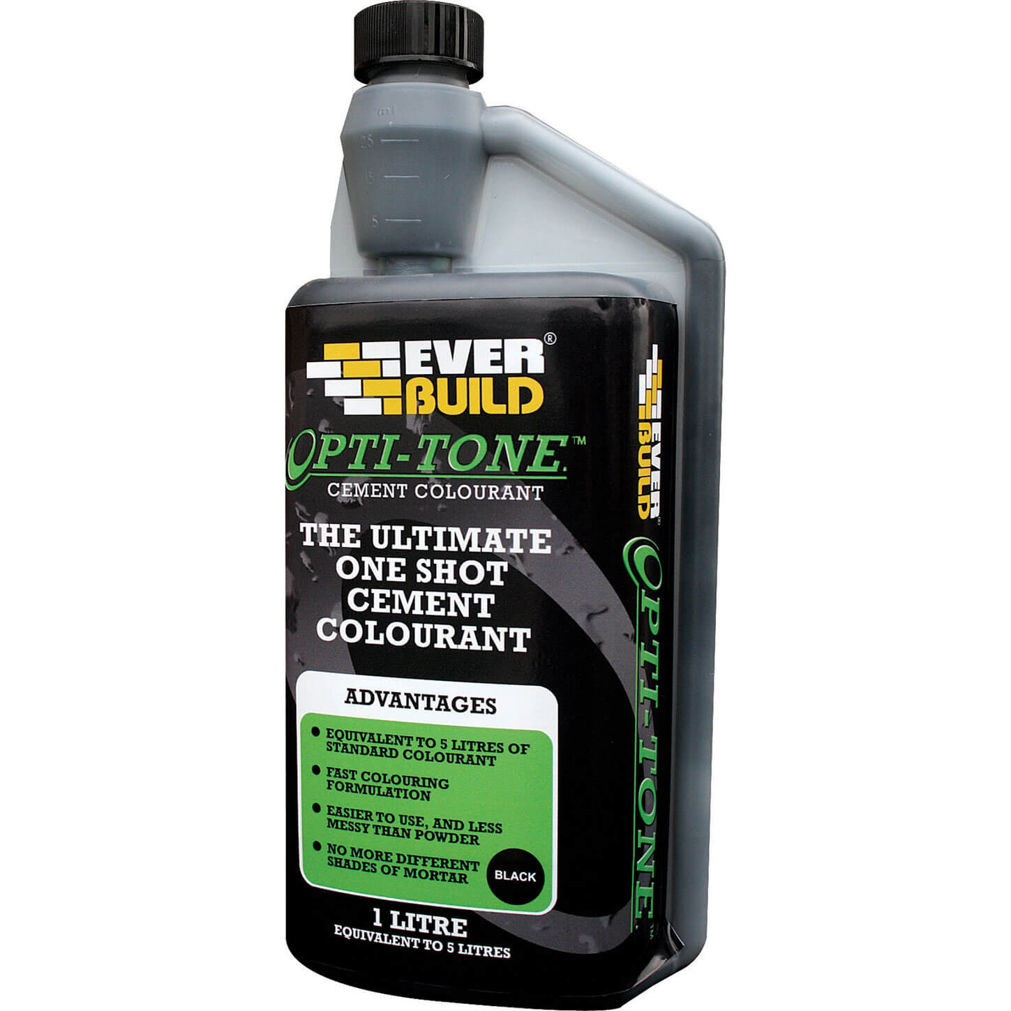 Image of Everbuild Opti Tone Cement Colourant Black 1 Litre