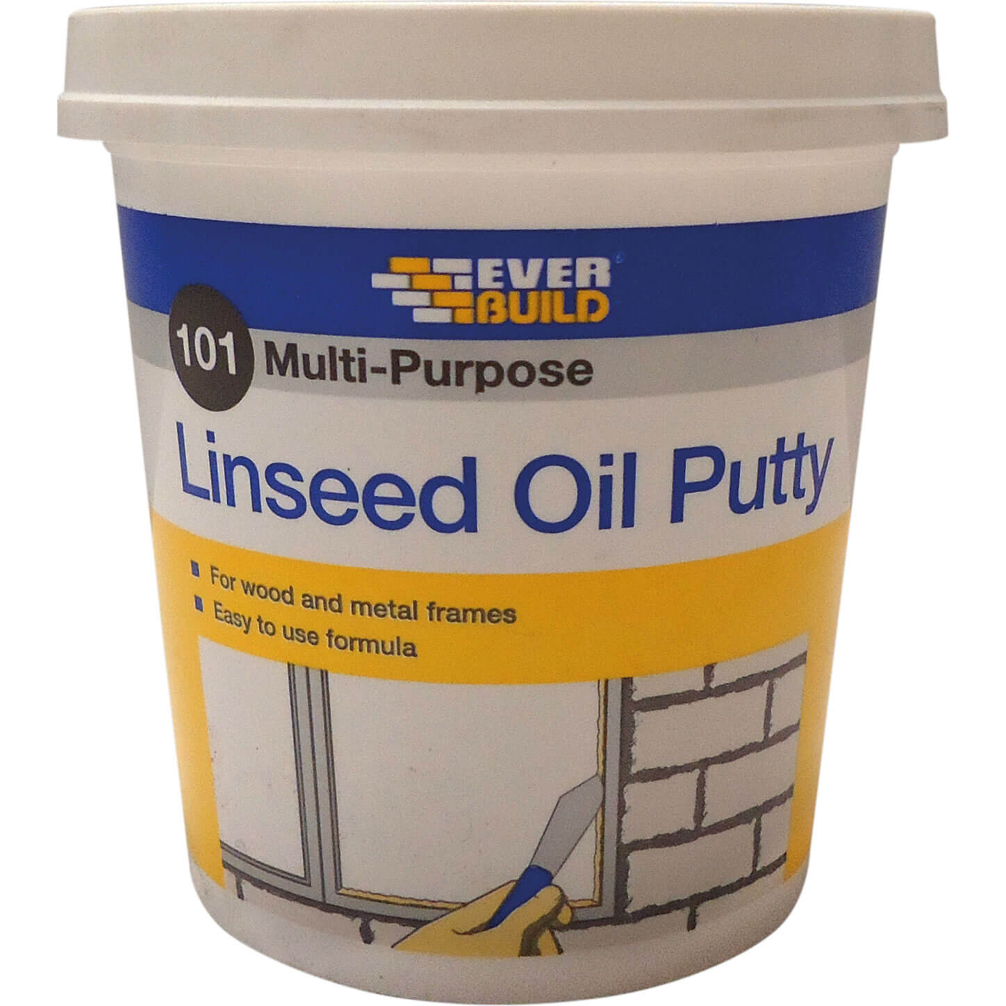 Image of Everbuild Multi Purpose Linseed Oil Putty Natural 1kg