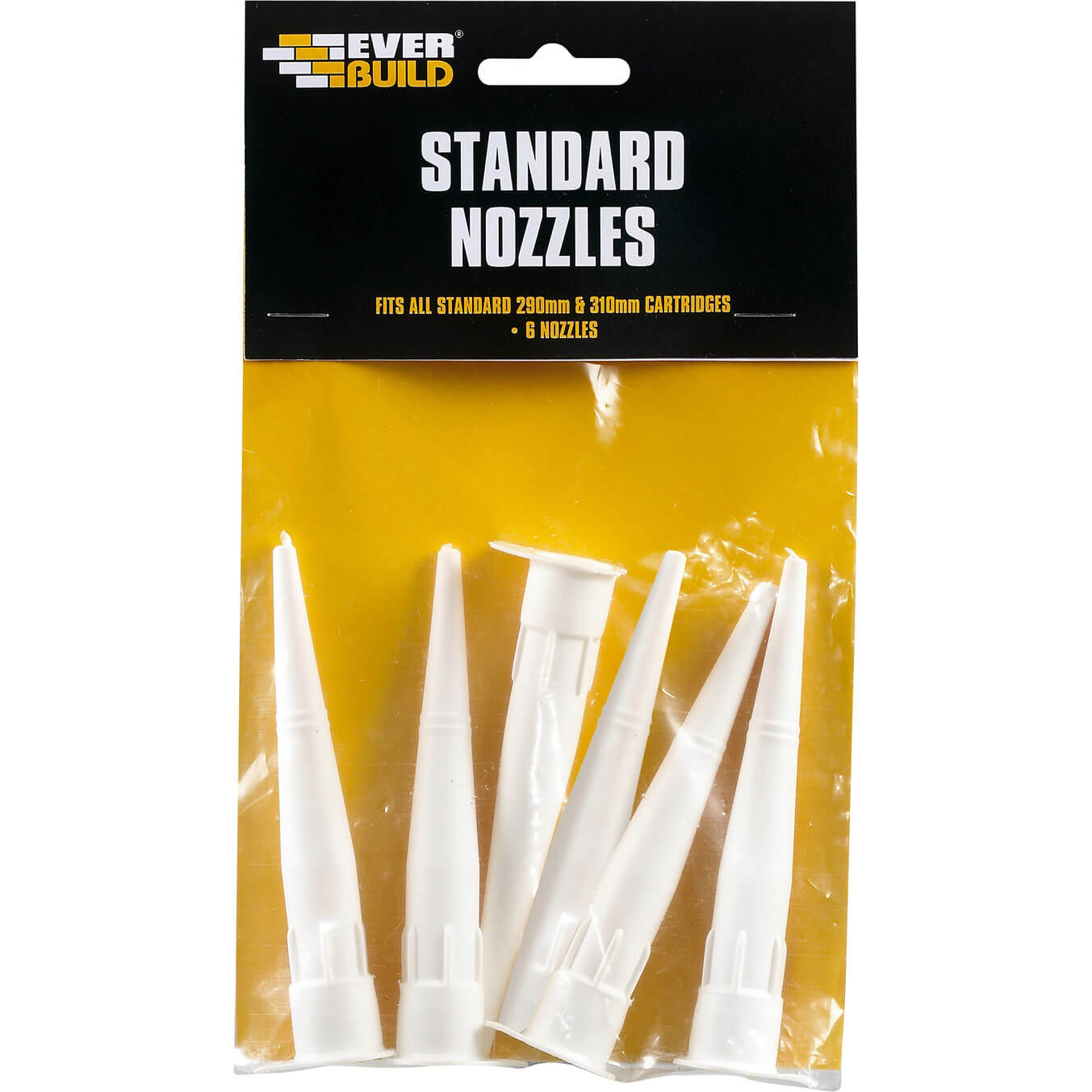 Image of Everbuild Standard Cartridge Nozzles Pack of 6