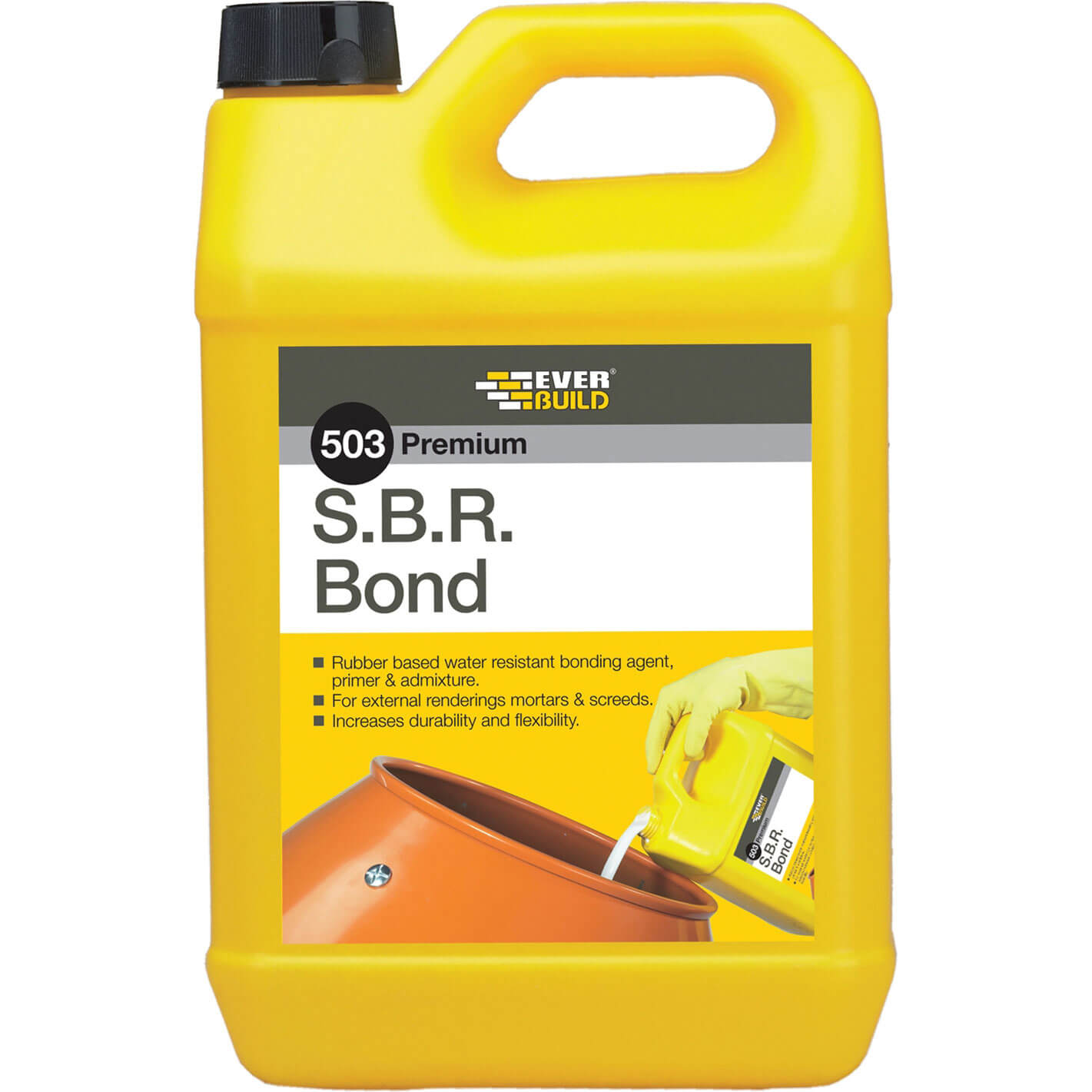 Image of Everbuild 503 SBR Bond Water Resistant Cement Bonding Agent 25 Litres