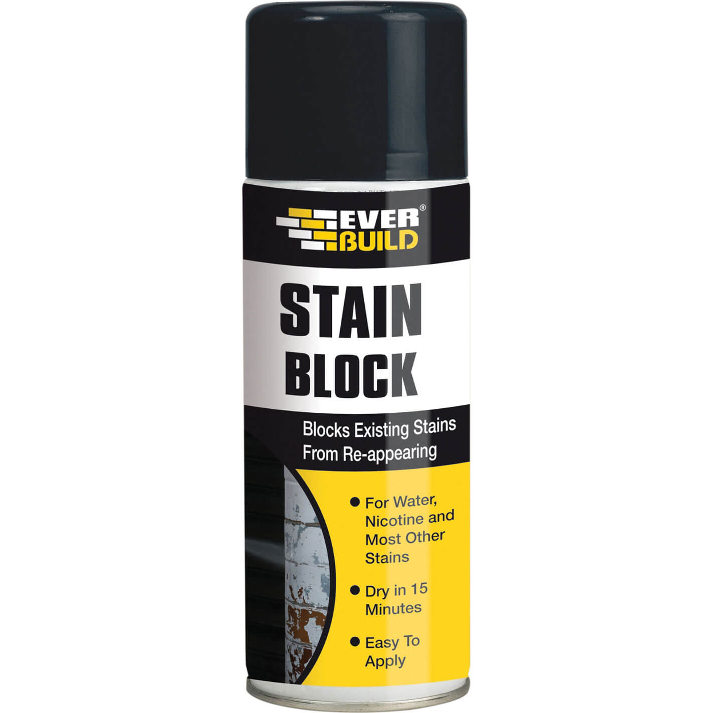 Image of Everbuild Stain Block Spray White 400ml