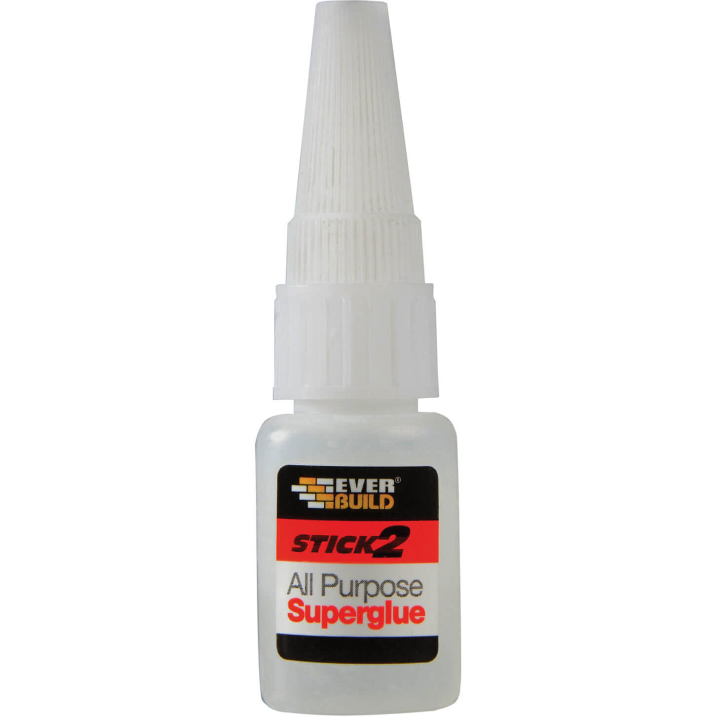 Image of Everbuild Stick 2 All Purpose Superglue Bottle 5g