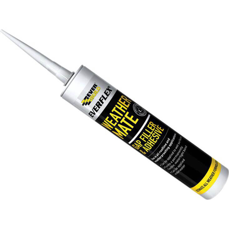 Image of Everbuild Weather Mate Sealant Black 310ml