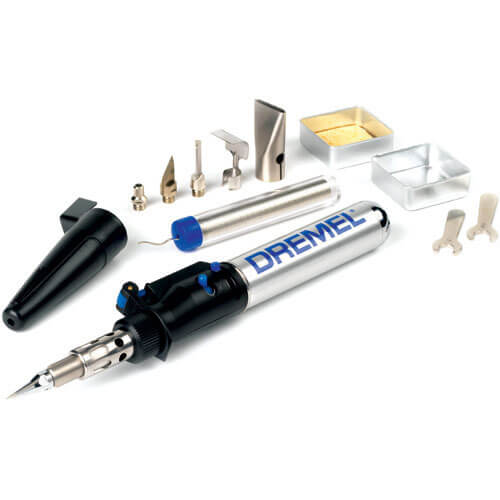 Image of Dremel Hobby Versatip Gas Blow Torch 7 Accessories