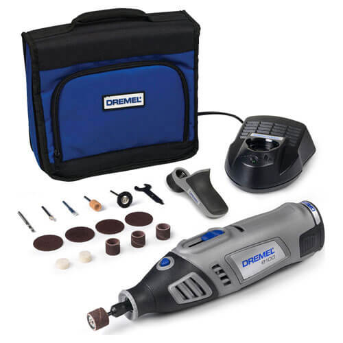 Image of Dremel 8100 72v Cordless Multi Tool with 15 Accessories and 1 Attachment