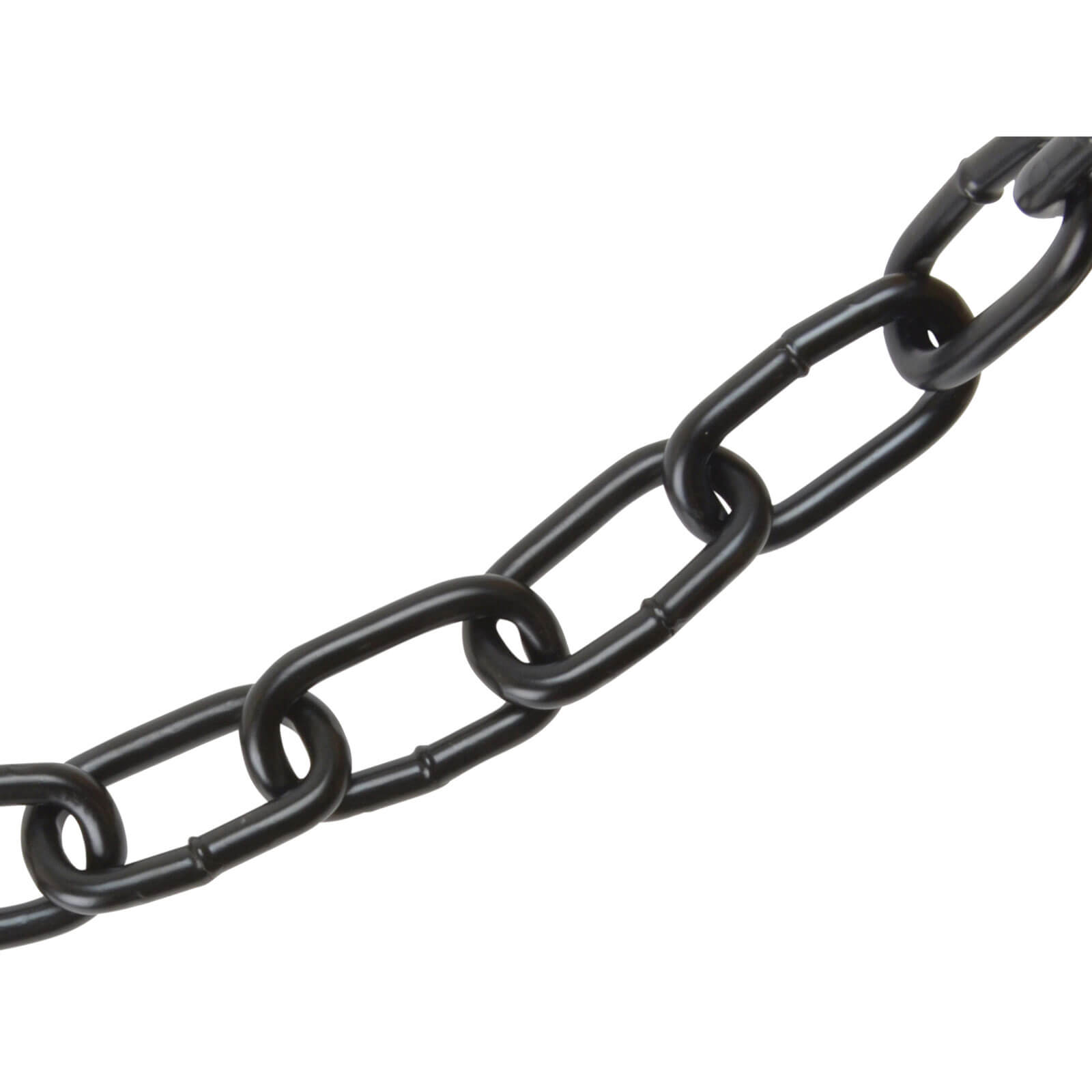 Image of Faithfull 8mm x 10 Metre Metal Chain 450kg Max Load Black Japanned