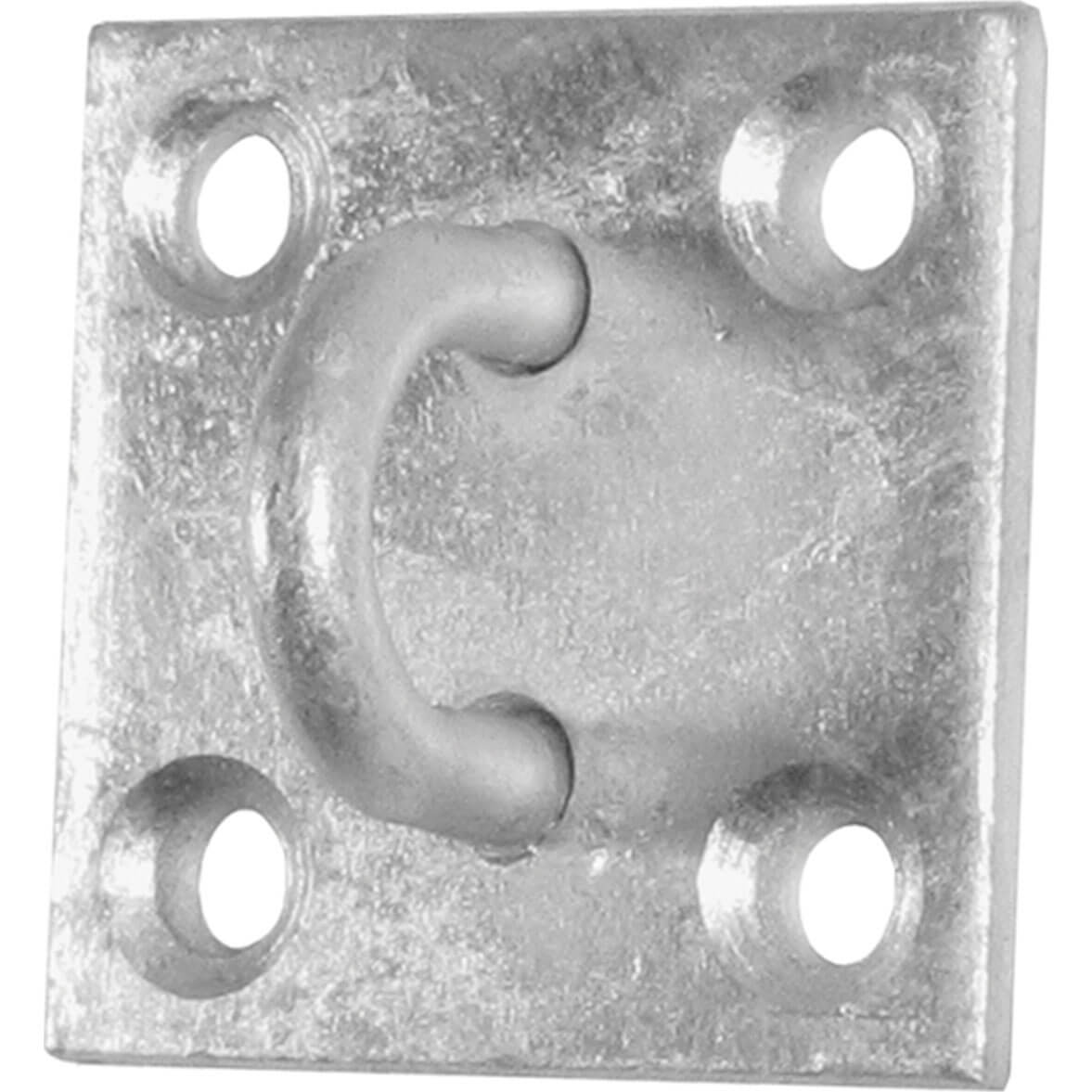 Image of Faithfull Galvanised Ceiling or Wall Staple On Plate