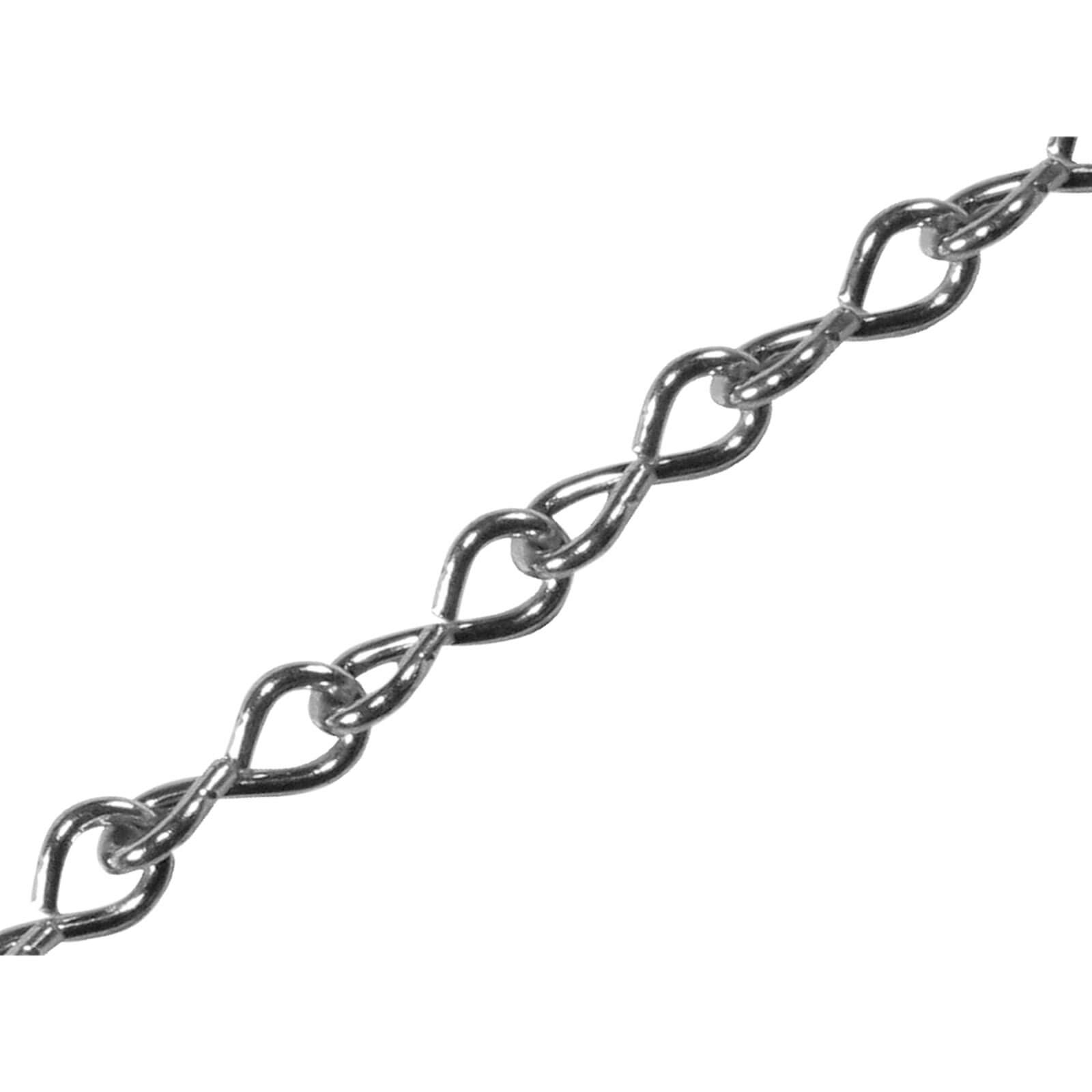 Image of Faithfull Zinc Plated Jack Chain 2mm x 25 Metre