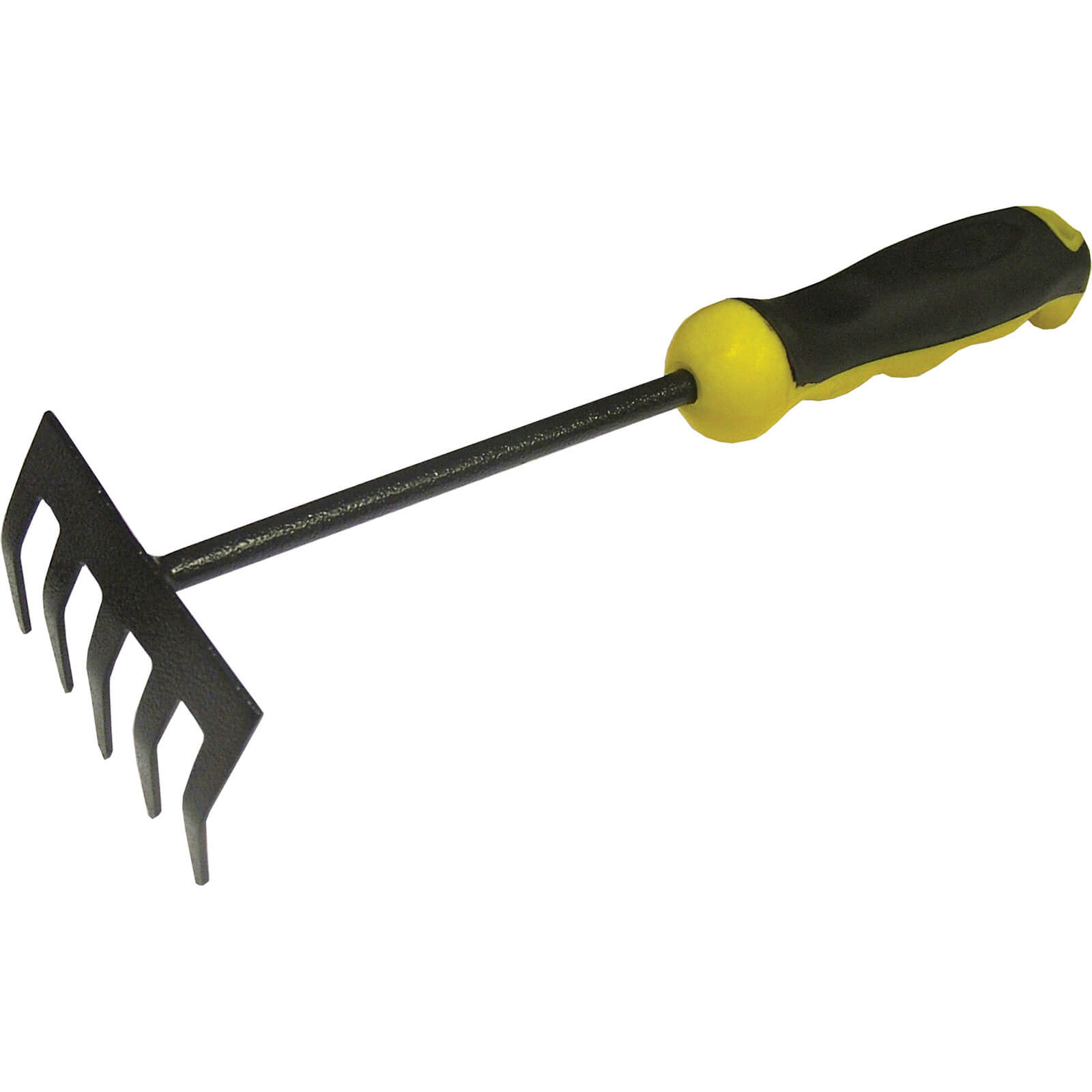 Image of Faithfull 5 Prong Hand Drag Rake with Soft Grip