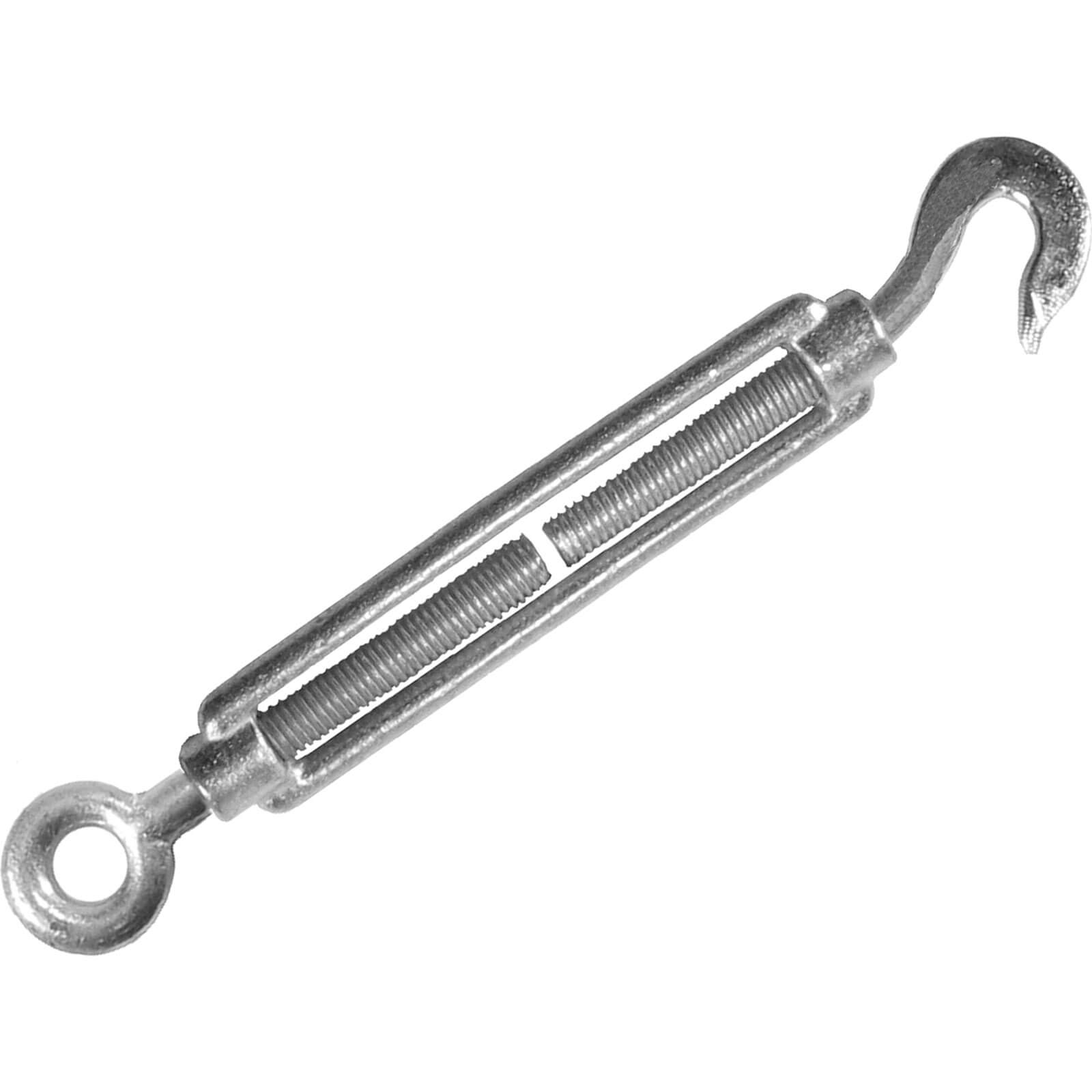 Image of Faithfull 8mm Galvanised Straining Screw Hook and Eye