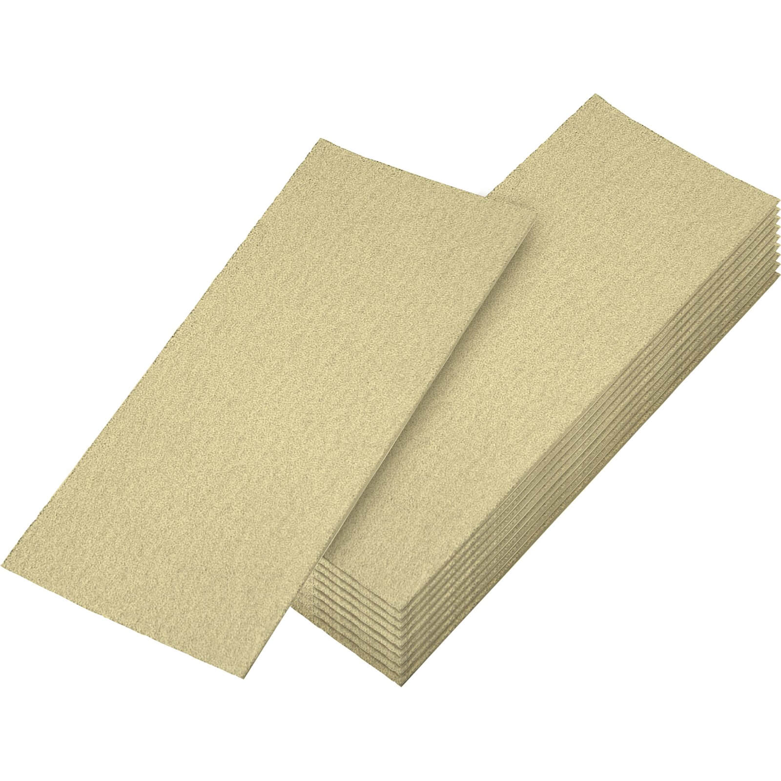 Image of Faithfull 12 Orbital Sanding Sheets 115 x 280mm Fine Grit Pack of 5