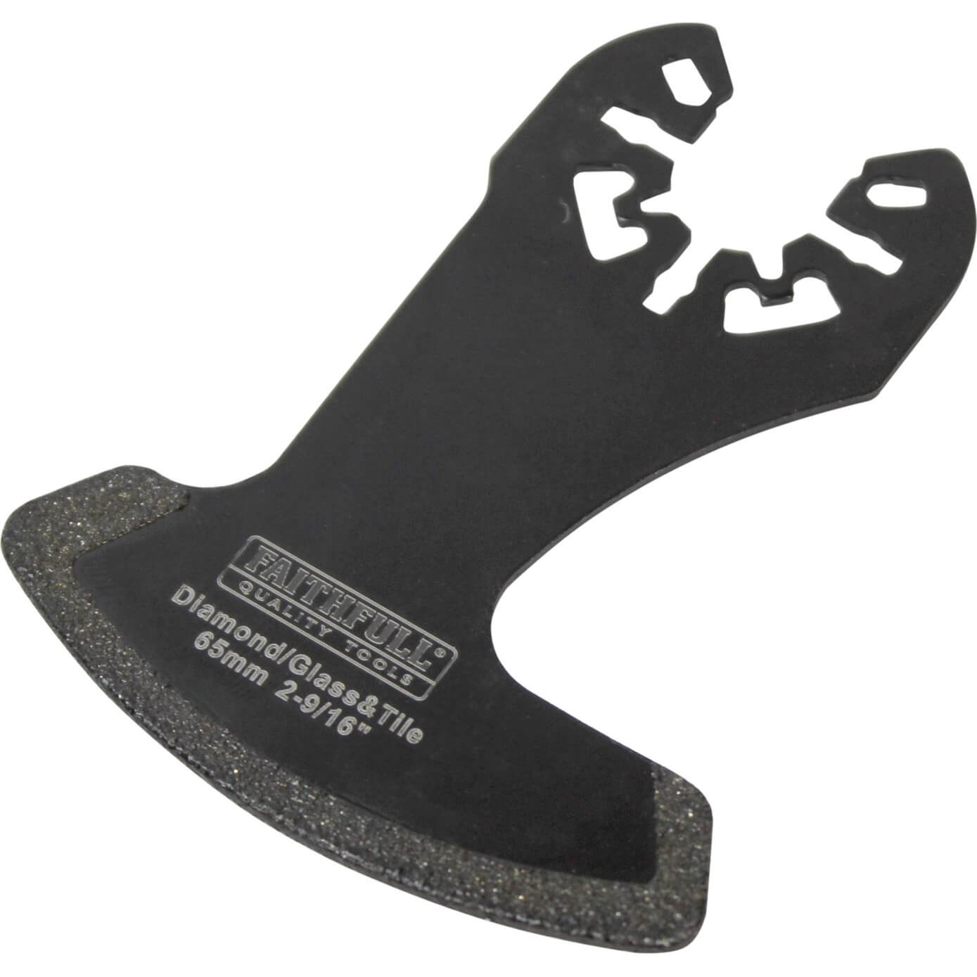 Image of Faithfull Diamond Boot Grout Removal Blade 65mm for Power Multi Tools