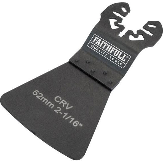 Image of Faithfull Flexible Scraper Blade 52mm for Power Multi Tools