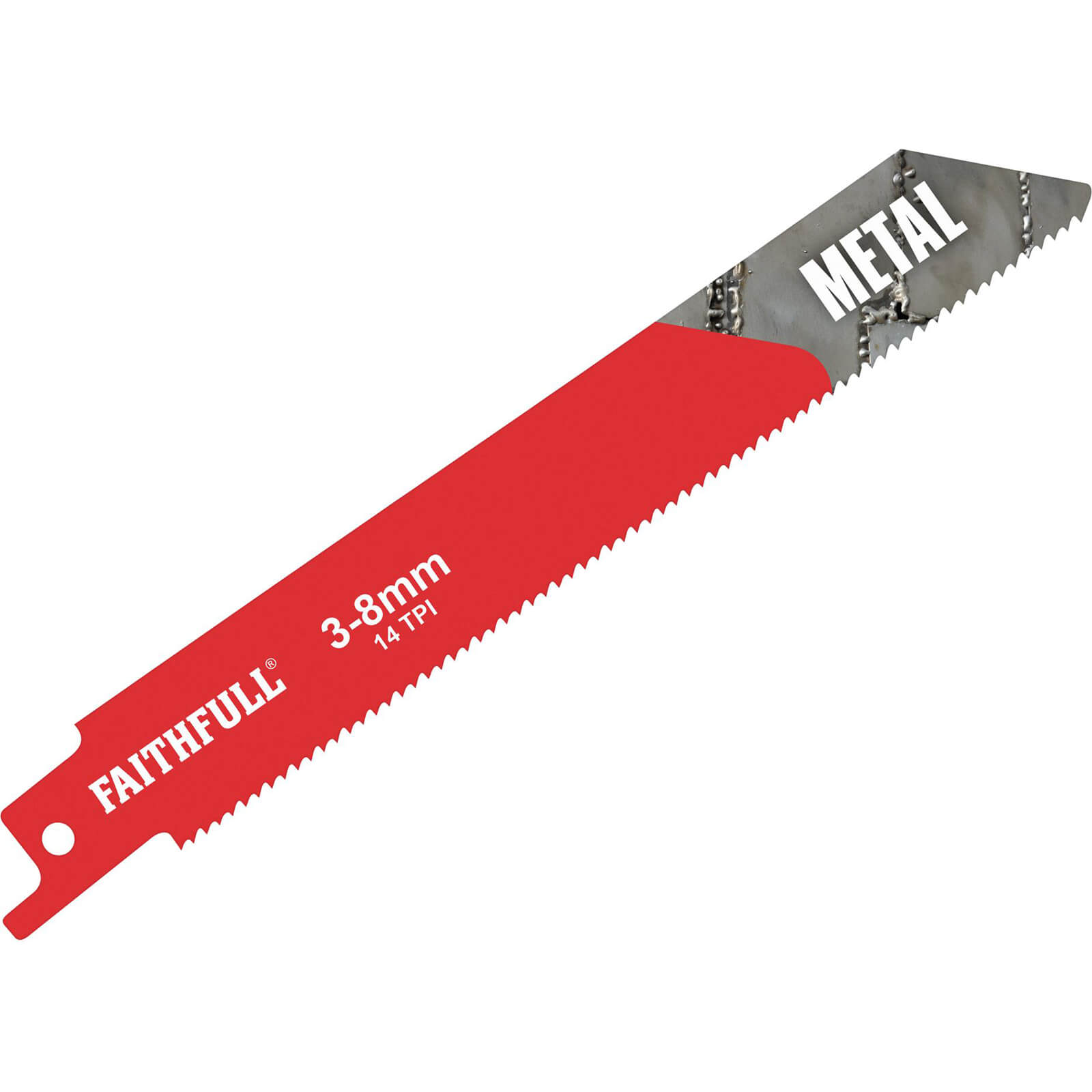 Image of Faithfull Sabre Saw Blades Metal S922Bf Pack of 5