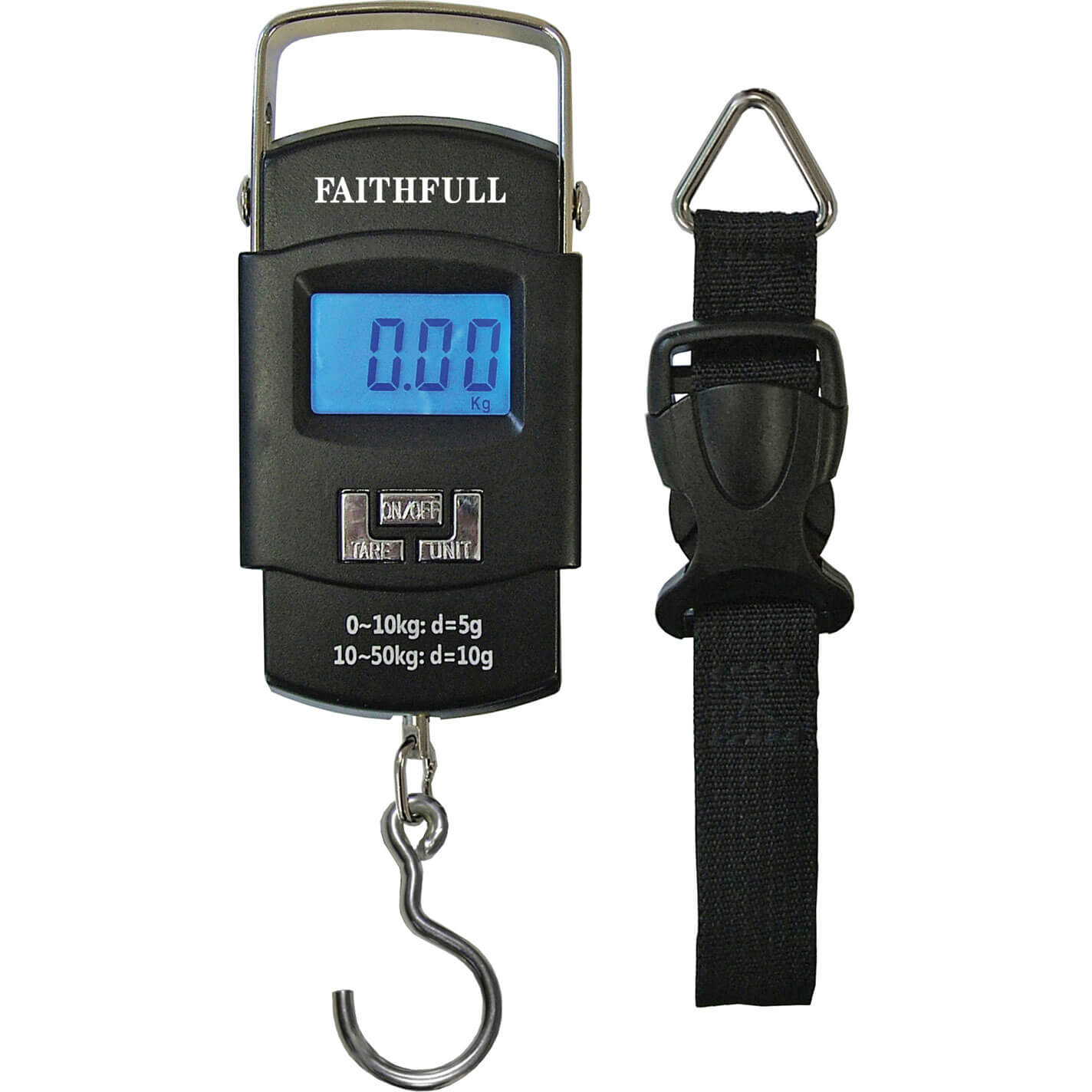 Image of Faithfull Portable Electronic Scale 50kg Capacity