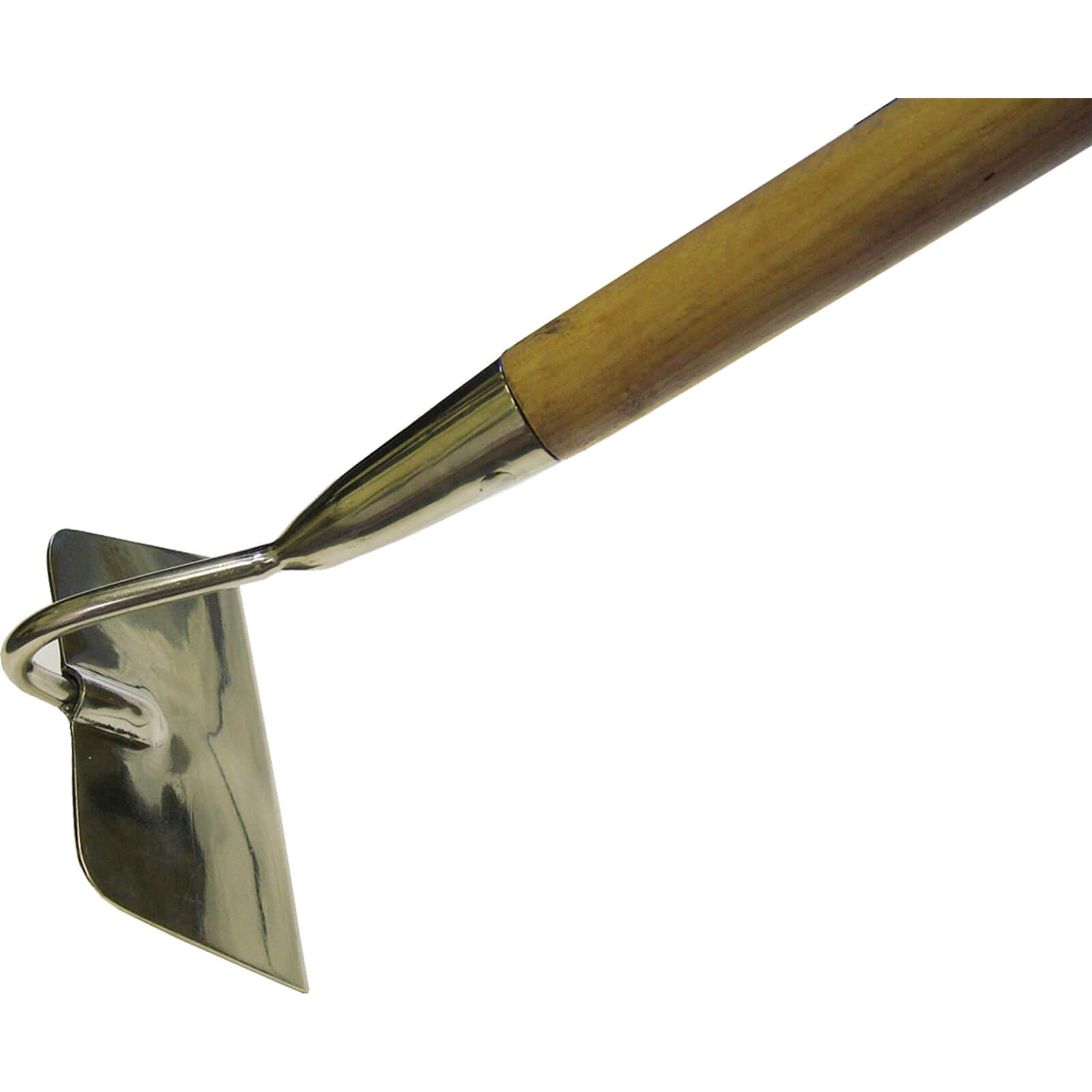 Image of Faithfull Stainless Steel Draw Hoe with 14 Metre Ash Handle