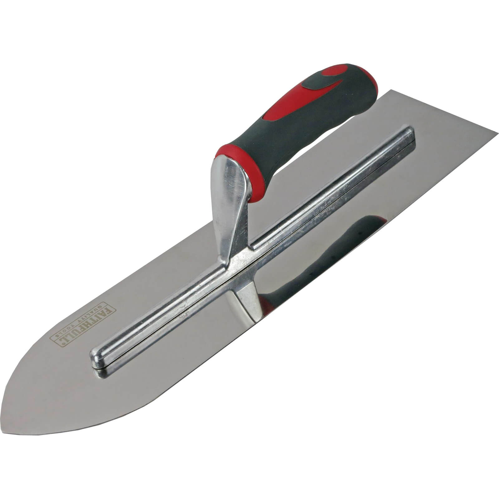 Image of Faithfull Soft Grip Stainless Steel Flooring Trowel 16 x 4