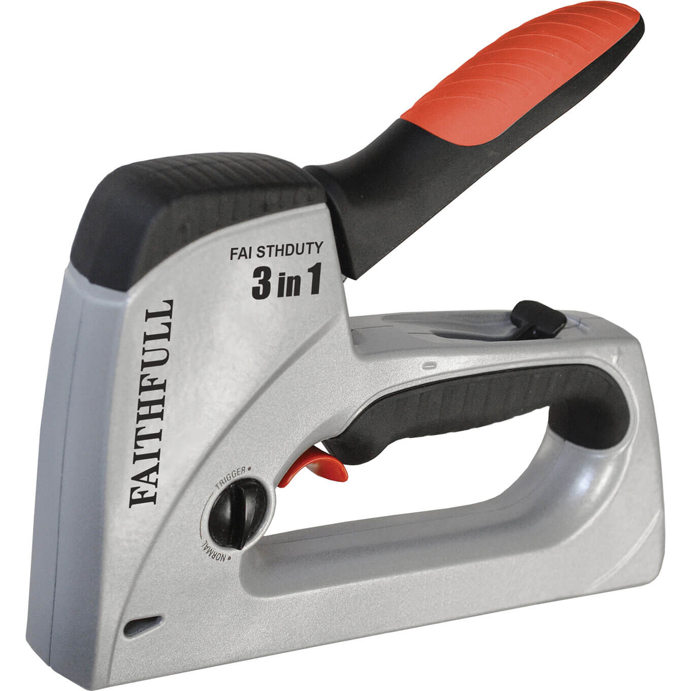 Image of Faithfull Heavy Duty 3 in 1 Triggershot Nail and Staple Gun