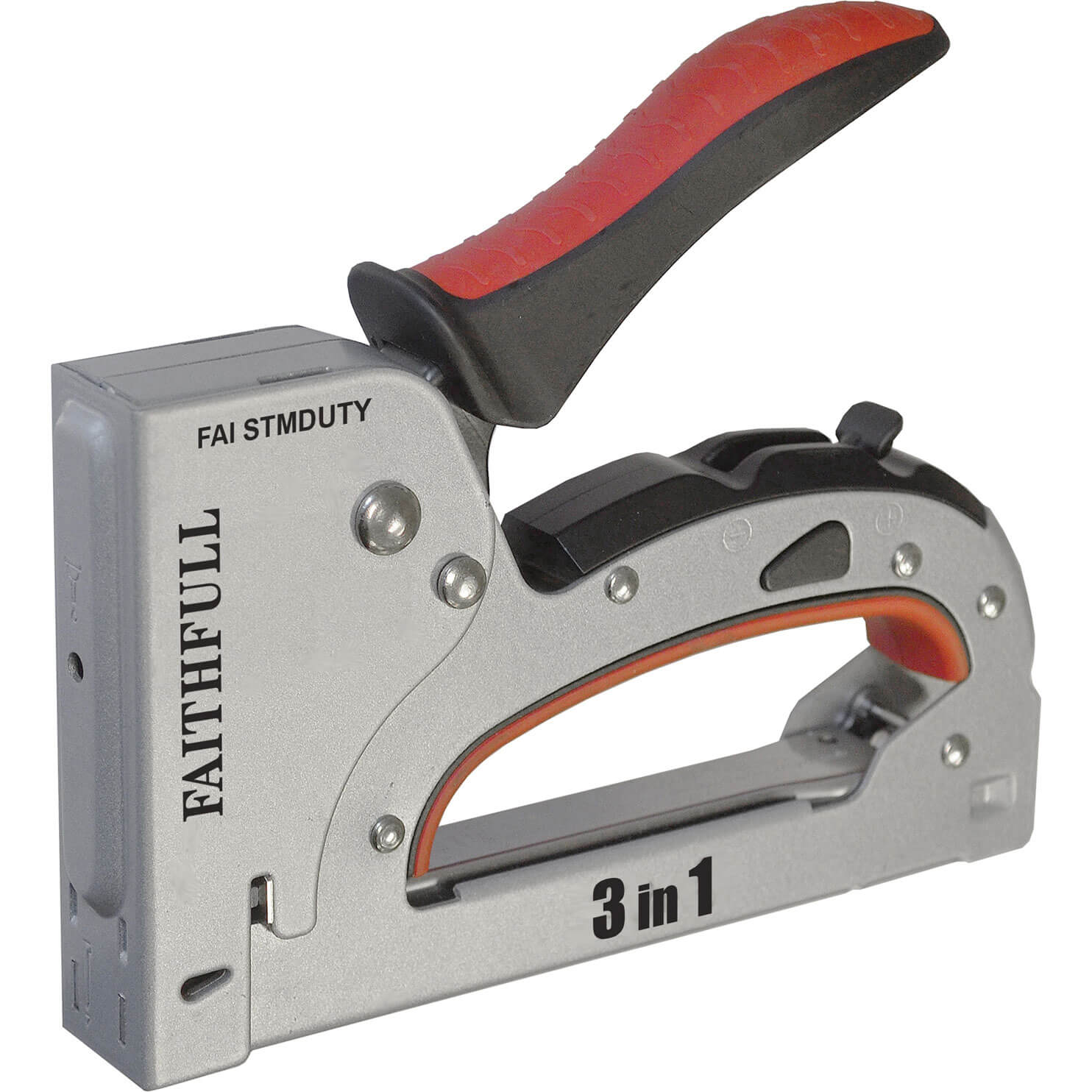 Image of Faithfull Medium Duty 3 in 1 Nail and Staple Gun